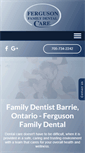 Mobile Screenshot of fergusonfamilydental.com